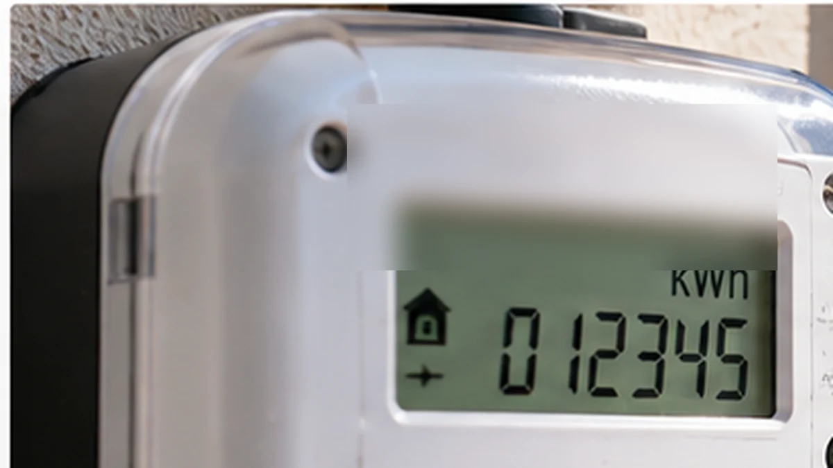 How much does 1 kWh of electricity cost in Australia, shown with a residential electricity meter