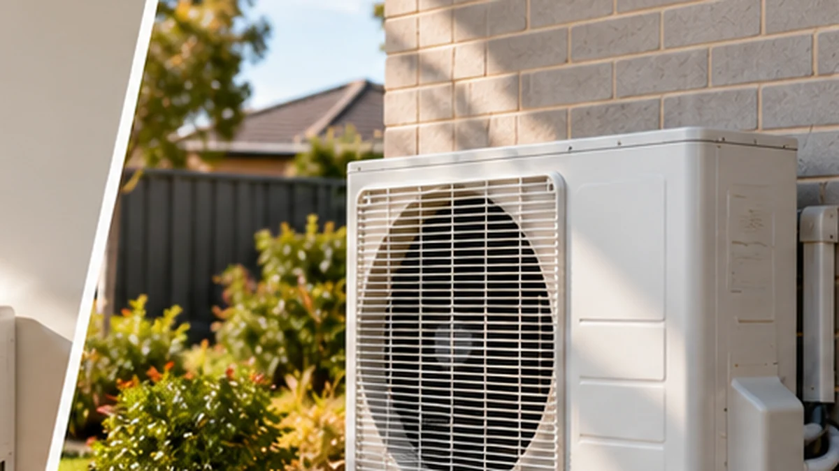 Outdoor heat-pump unit used by a reverse-cycle air conditioner for winter heating