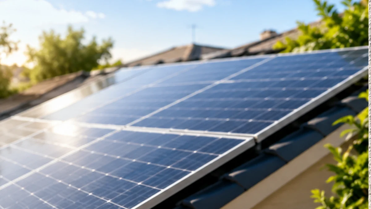 Rooftop solar on an Australian home as one factor that can change an electricity bill